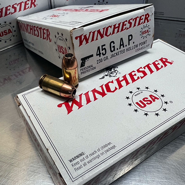 Winchester USA 45 GAP 230 gr. JHP USA45GJHP 50 rnd/box